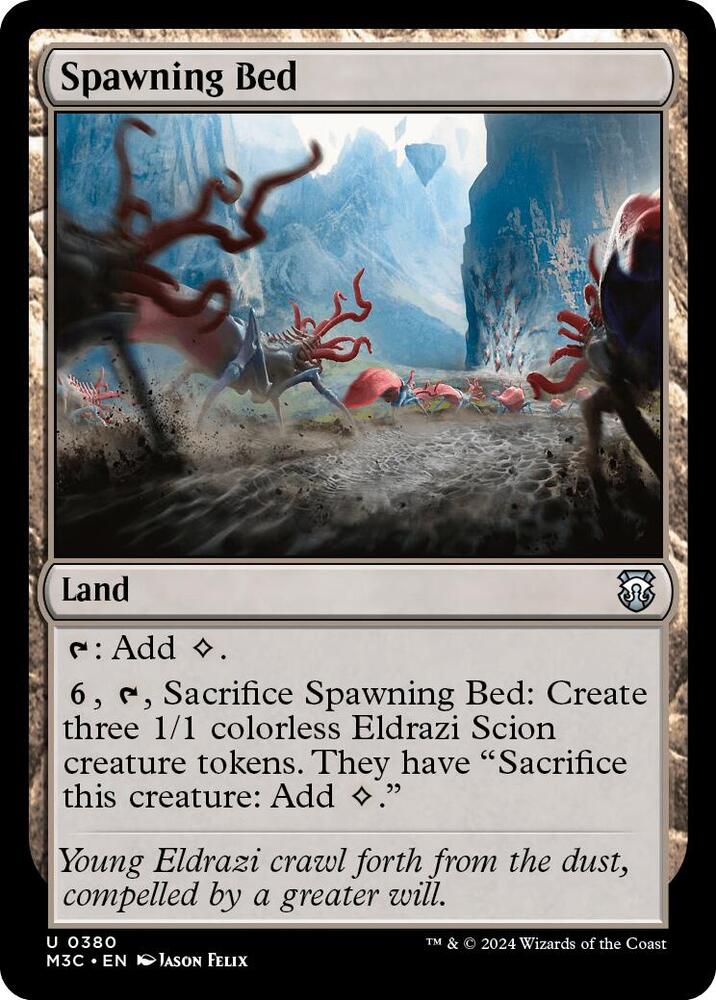 Spawning Bed 380/411 (Commander: Modern Horizons 3)  - Ripple Foil | Good Games Adelaide SA