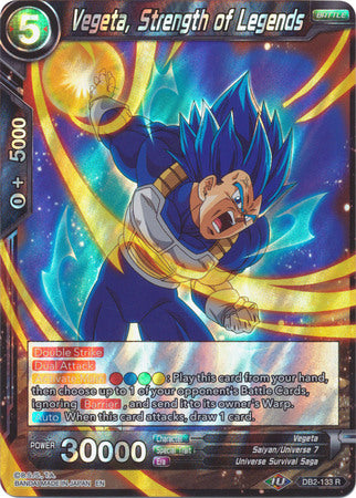 Vegeta, Strength of Legends [DB2-133] | Good Games Adelaide SA