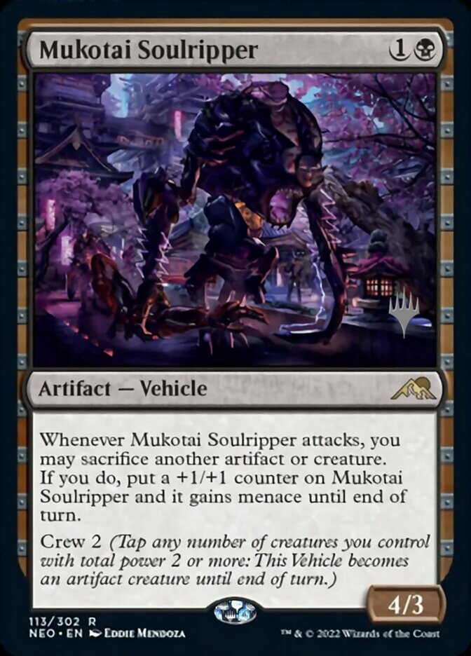 Mukotai Soulripper (Promo Pack) [Kamigawa: Neon Dynasty Promos] | Good Games Adelaide SA