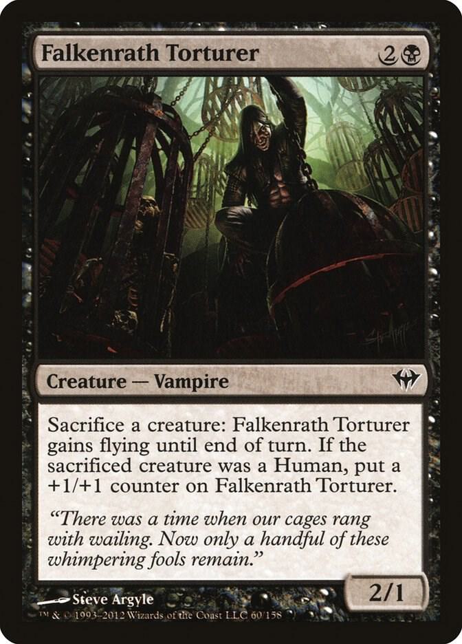 Falkenrath Torturer 60 (Dark Ascension)  - Foil | Good Games Adelaide SA