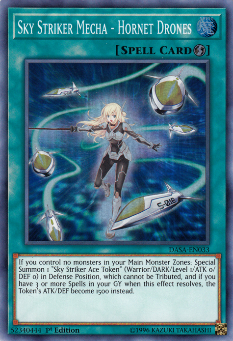 Sky Striker Mecha - Hornet Drones [DASA-EN033] Super Rare | Good Games Adelaide SA