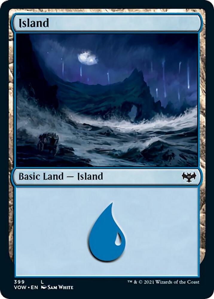 Island 399 399 (Innistrad: Crimson Vow)  - Foil | Good Games Adelaide SA