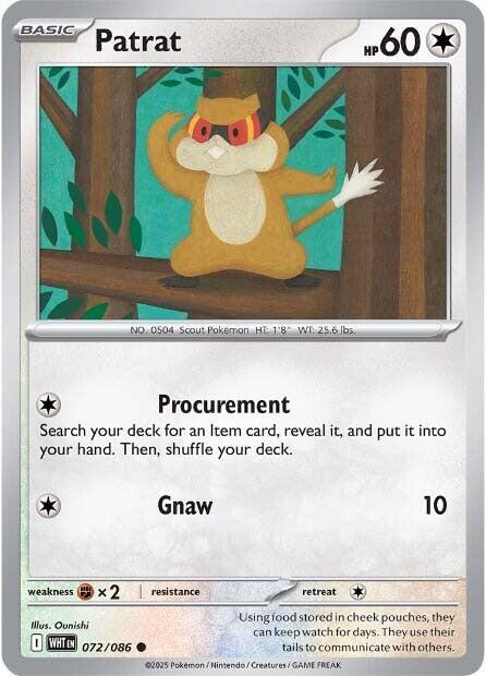Patrat 072/086 (SV: White Flare)  | Good Games Adelaide SA