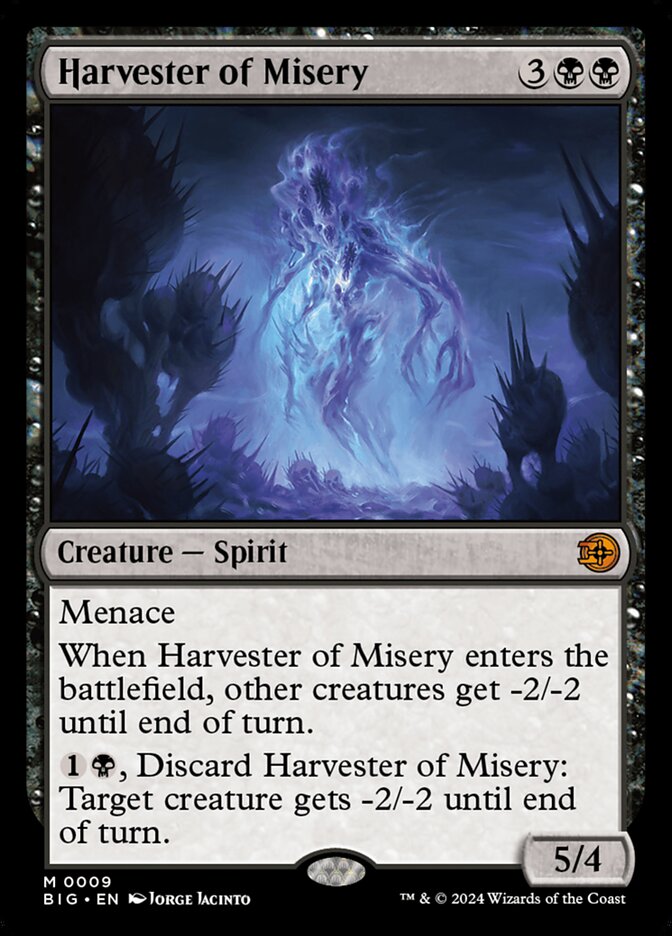 Harvester of Misery 9 (Outlaws of Thunder Junction: The Big Score)  - Foil | Good Games Adelaide SA