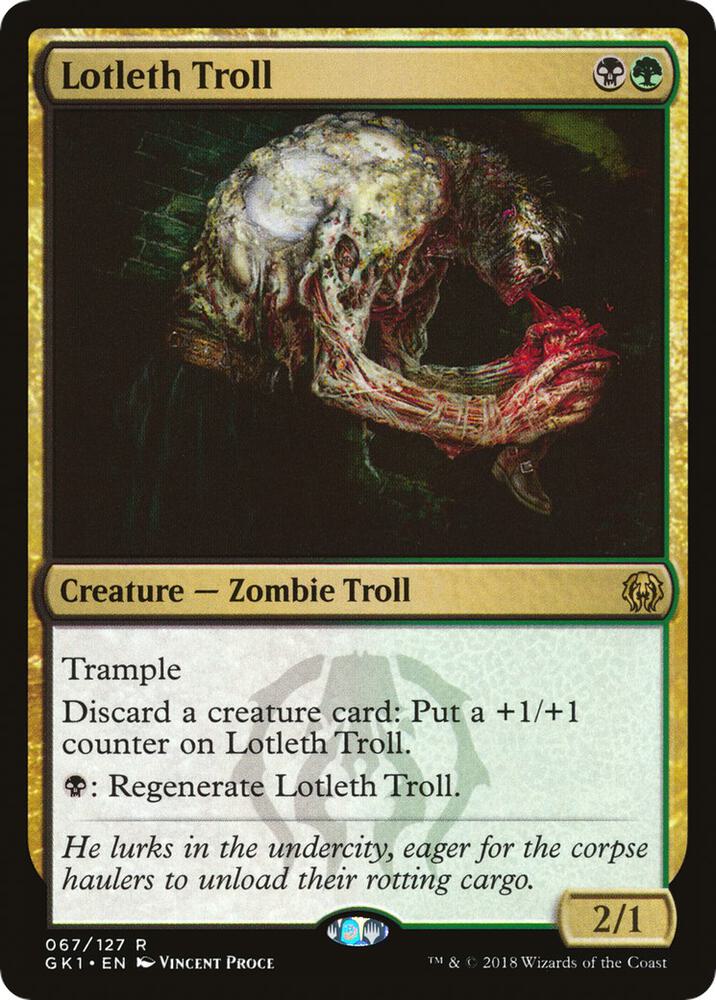 Lotleth Troll 67 (Guilds of Ravnica: Guild Kits)  | Good Games Adelaide SA