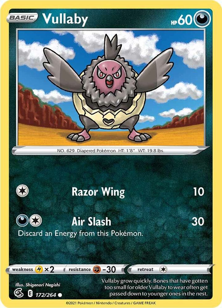 Vullaby 172/264 (SWSH08: Fusion Strike)  | Good Games Adelaide SA