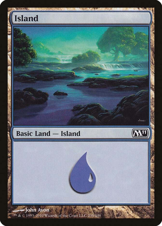 Island 235 (Magic 2011 (M11))  - Foil | Good Games Adelaide SA