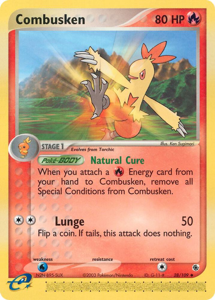 Combusken  28/109 (Ruby and Sapphire)  | Good Games Adelaide SA
