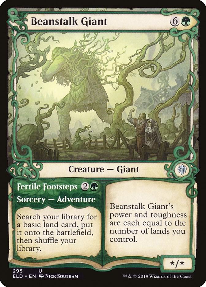Beanstalk Giant // Fertile Footsteps 295 (Throne of Eldraine)  - Foil | Good Games Adelaide SA