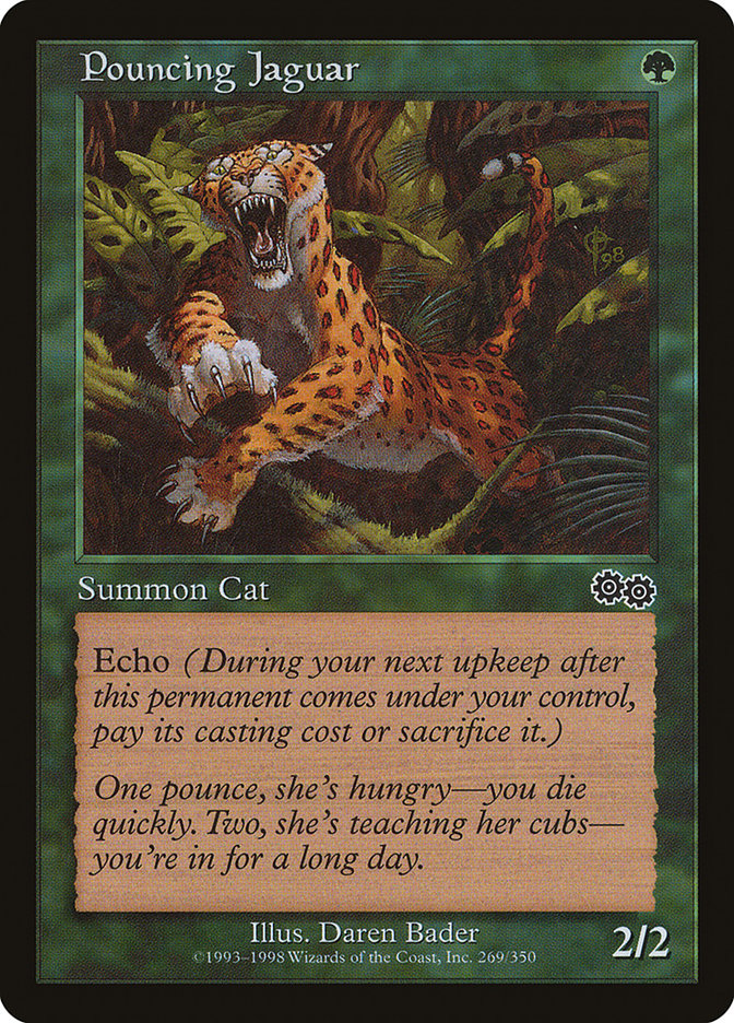 Pouncing Jaguar [Urza's Saga] | Good Games Adelaide SA