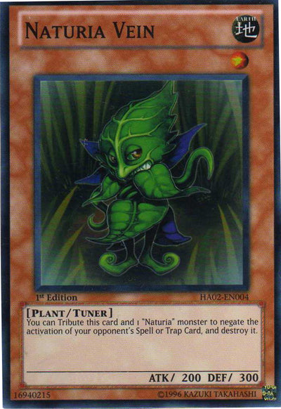Naturia Vein [HA02-EN004] Super Rare | Good Games Adelaide SA