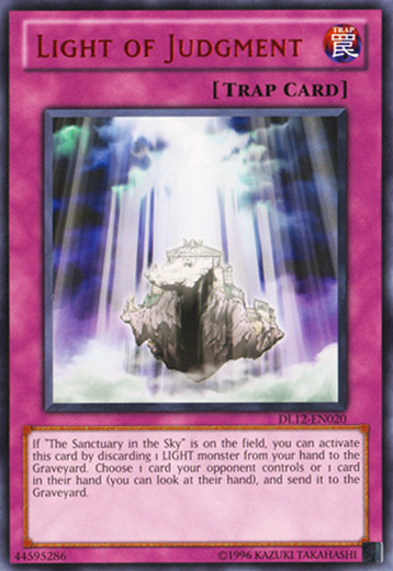 Light of Judgment (Red) [DL12-EN020] Rare | Good Games Adelaide SA