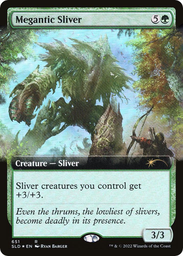 Megantic Sliver Extended Art 651 (Secret Lair Drop Series)  - Foil | Good Games Adelaide SA