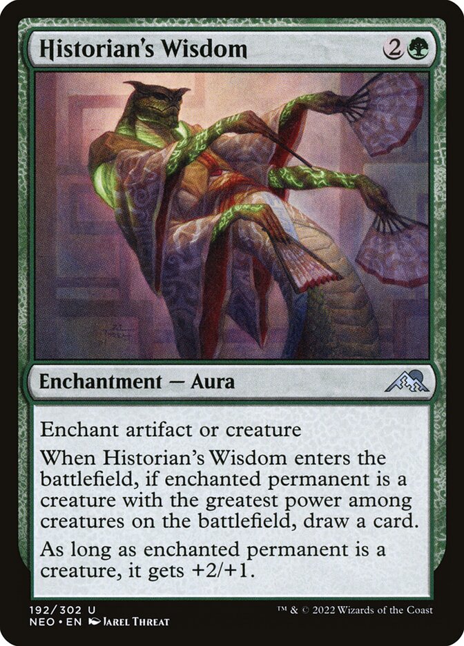 Historian's Wisdom 192 (Kamigawa: Neon Dynasty)  - Foil | Good Games Adelaide SA