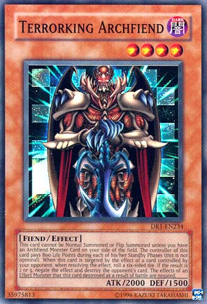 Terrorking Archfiend [DR1-EN234] Super Rare | Good Games Adelaide SA