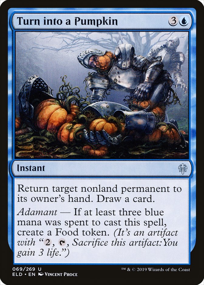 Turn into a Pumpkin 69 (Throne of Eldraine)  - Foil | Good Games Adelaide SA