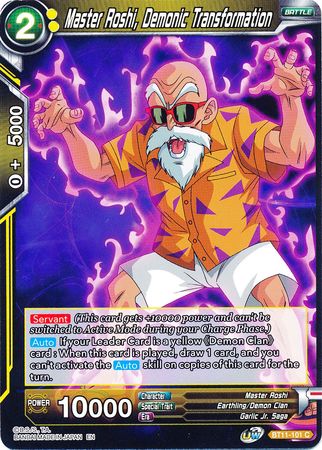 Master Roshi, Demonic Transformation [BT11-101] | Good Games Adelaide SA