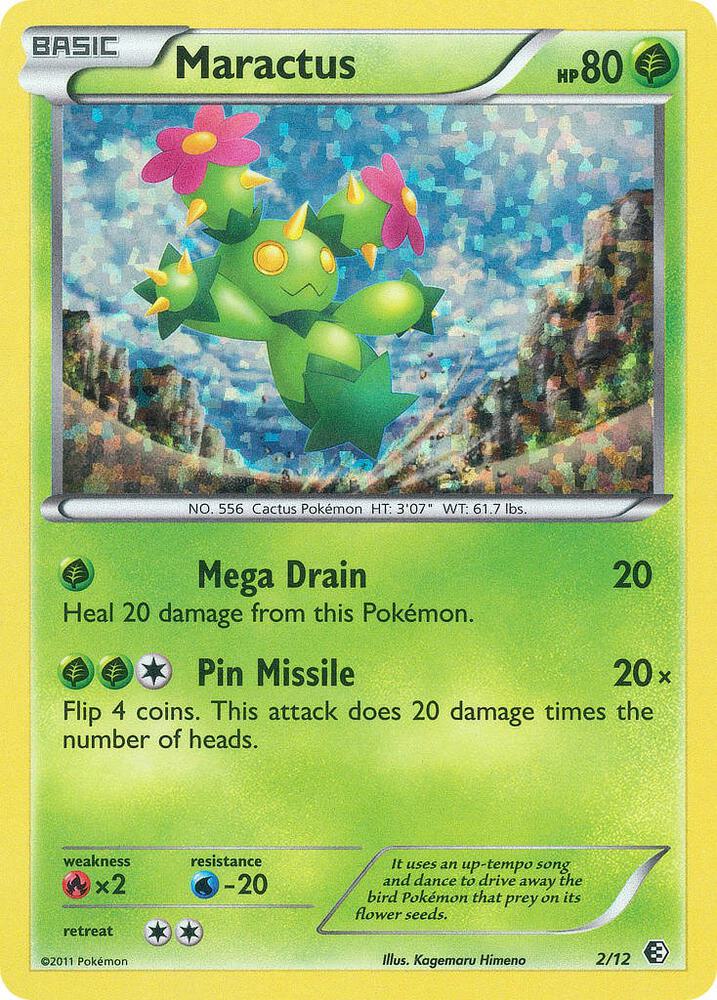 Maractus 002/012 (McDonald's Promos 2011)  - Holofoil | Good Games Adelaide SA