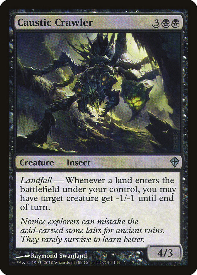 Caustic Crawler 54 (Worldwake)  - Foil | Good Games Adelaide SA