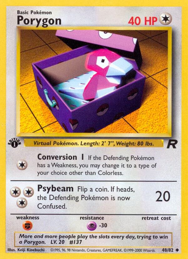 Porygon 48/82 (Team Rocket)  - 1st Edition | Good Games Adelaide SA