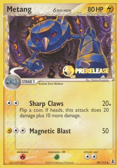 Metang (49/113) (Delta Species) (Prerelease Promo) [EX: Delta Species] | Good Games Adelaide SA