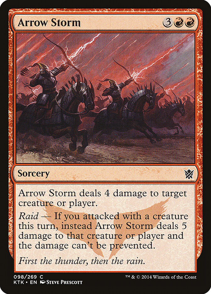 Arrow Storm 98 (Khans of Tarkir)  - Foil | Good Games Adelaide SA