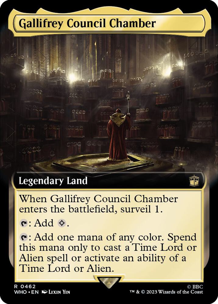 Gallifrey Council Chamber 462 (Universes Beyond: Doctor Who)  - Foil | Good Games Adelaide SA