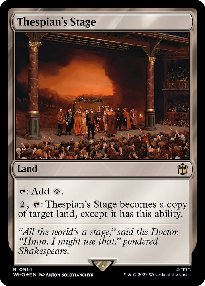 Thespian's Stage 914 (Universes Beyond: Doctor Who)  - Foil | Good Games Adelaide SA