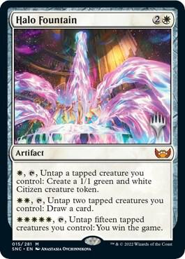 Halo Fountain 15 (Promo Pack: Streets of New Capenna)  - Foil | Good Games Adelaide SA