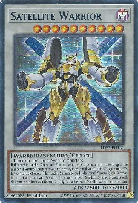 Satellite Warrior (Blue) [LDS3-EN121] Ultra Rare | Good Games Adelaide SA