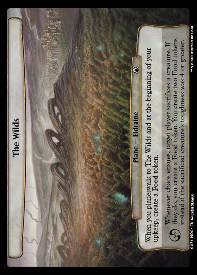 The Wilds 71 (Planechase: March of the Machine)  | Good Games Adelaide SA