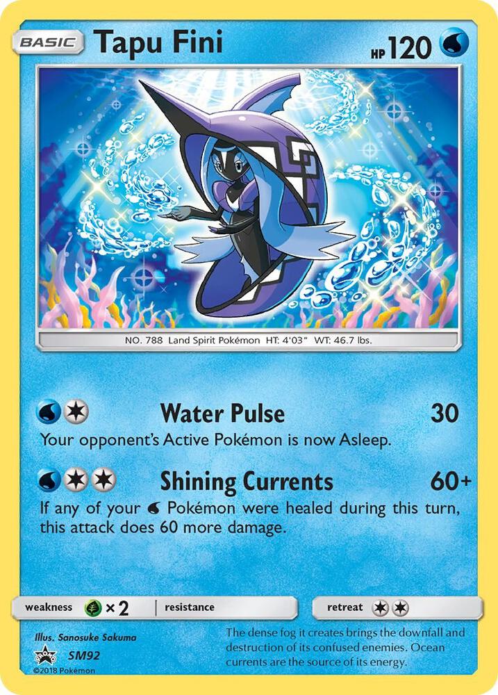 Tapu Fini SM92 (SM Promos)  - Holofoil | Good Games Adelaide SA
