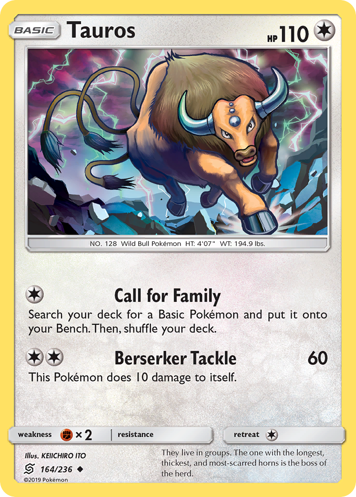 Tauros (164/236) [Sun & Moon: Unified Minds] | Good Games Adelaide SA