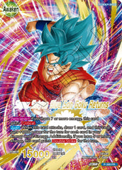 Son Goku // Super Saiyan Blue Son Goku Returns (Gold-Stamped) (P-399) [Promotion Cards] | Good Games Adelaide SA