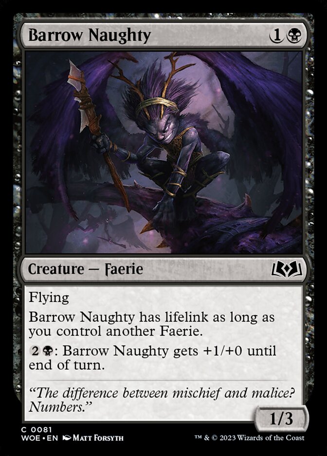 Barrow Naughty 81 (Wilds of Eldraine)  - Foil | Good Games Adelaide SA