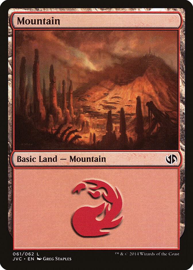 Mountain 061 JVC 61 (Duel Decks: Anthology)  | Good Games Adelaide SA