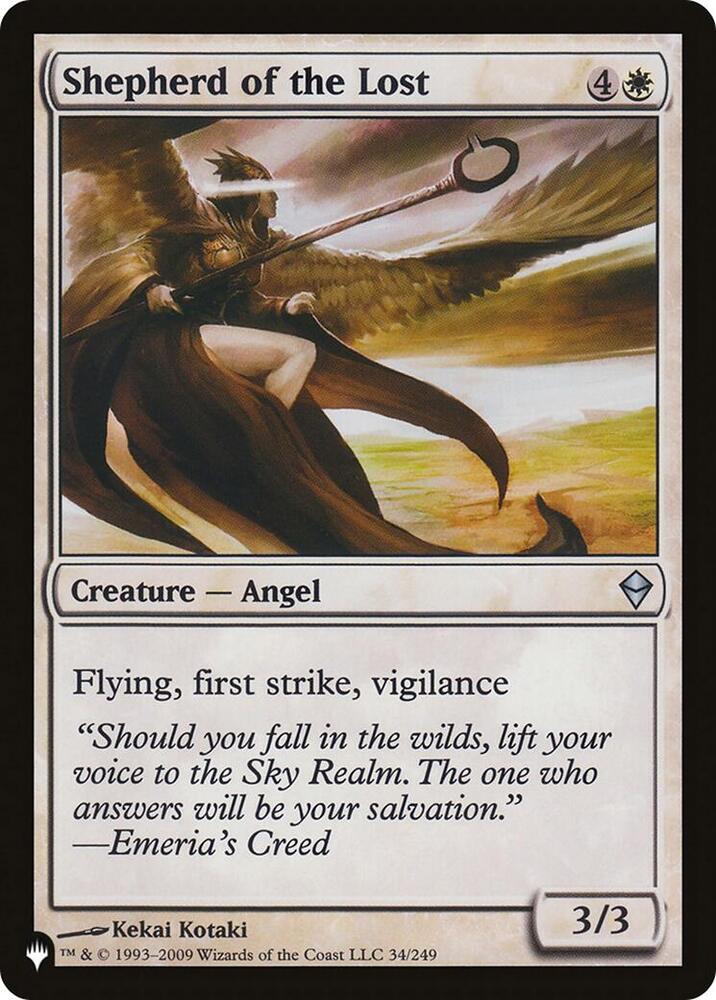 Shepherd of the Lost 34/249 (The List Reprints)  | Good Games Adelaide SA
