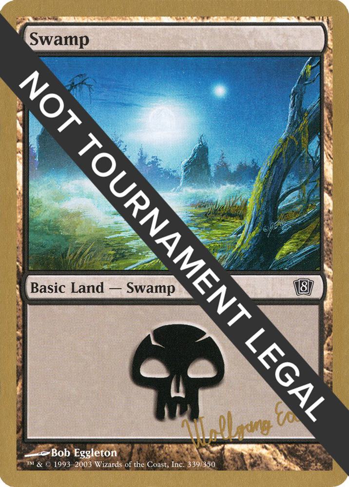 Swamp 339 2003 Wolfgang Eder 8ED  (World Championship Decks)  | Good Games Adelaide SA