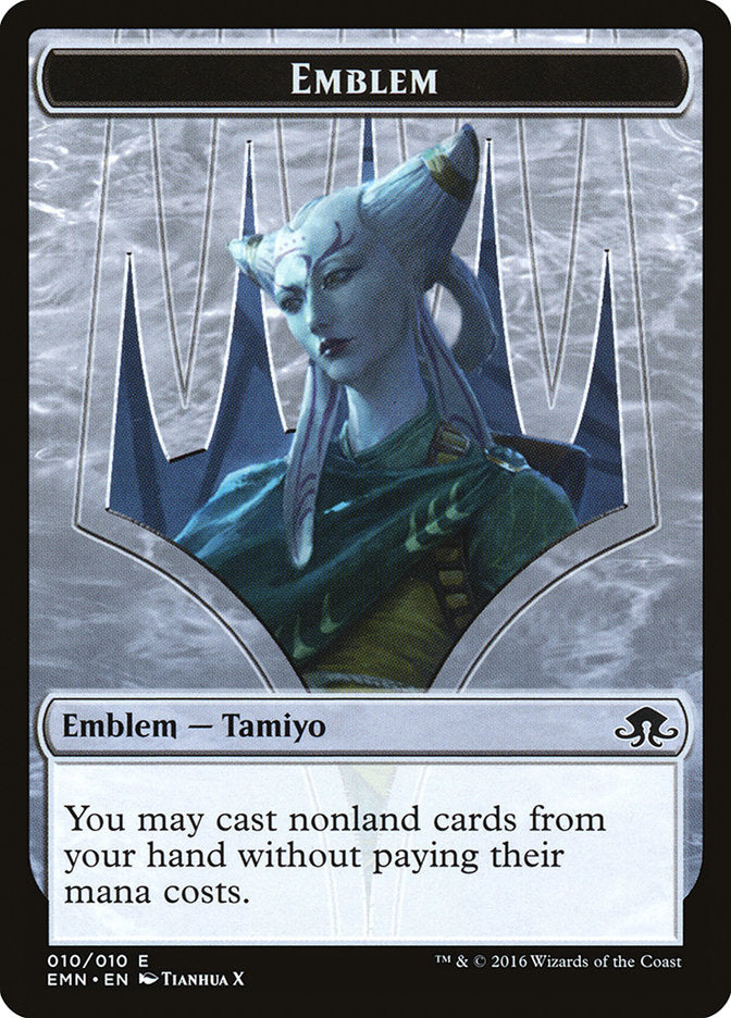 Emblem - Tamiyo, Field Researcher [Eldritch Moon Tokens] | Good Games Adelaide SA