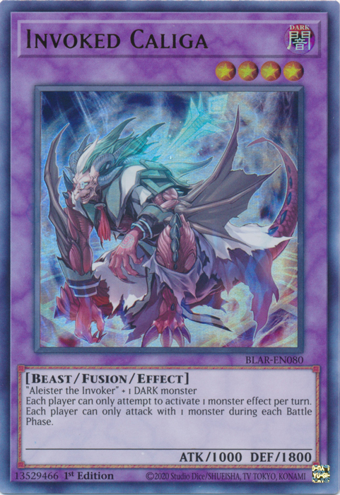 Invoked Caliga [BLAR-EN080] Ultra Rare | Good Games Adelaide SA