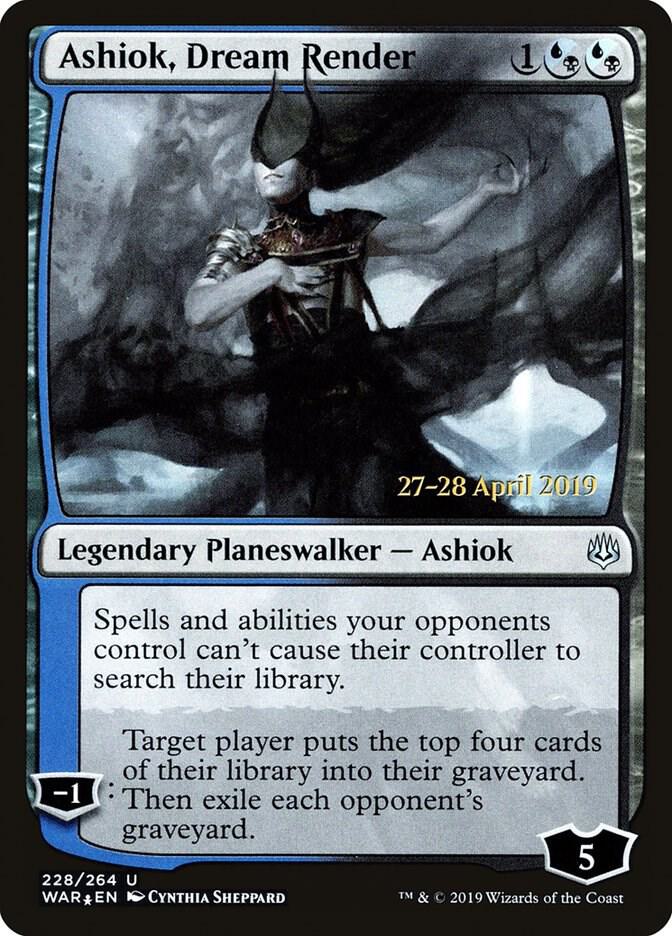 Ashiok, Dream Render 228 (Prerelease Cards)  - PreRelease Foil | Good Games Adelaide SA