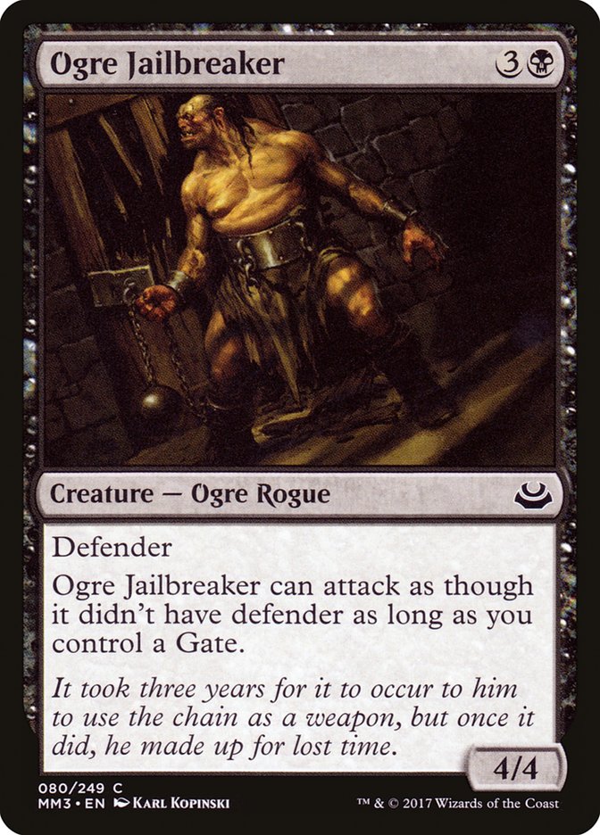 Ogre Jailbreaker 80 (Modern Masters 2017)  - Foil | Good Games Adelaide SA