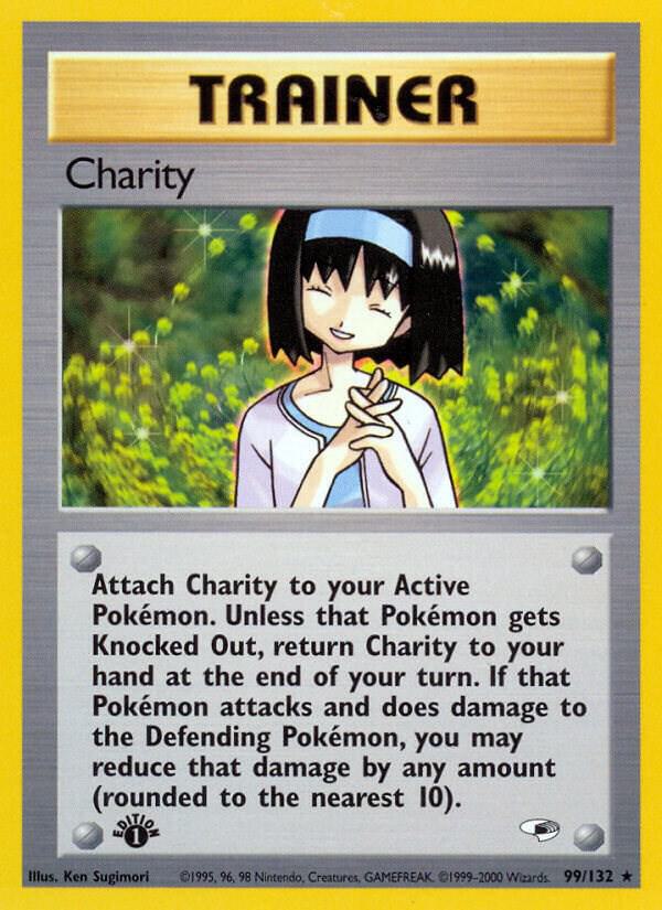 Charity 099/132 (Gym Heroes)  - 1st Edition | Good Games Adelaide SA