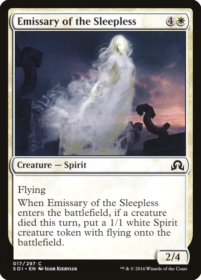 Emissary of the Sleepless 17 (Shadows over Innistrad)  - Foil | Good Games Adelaide SA