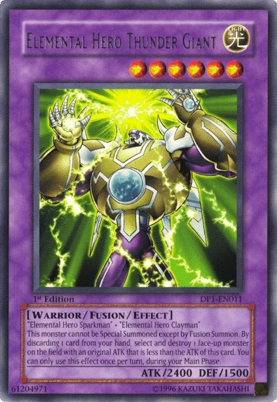 Elemental Hero Thunder Giant [DP1-EN011] Rare | Good Games Adelaide SA