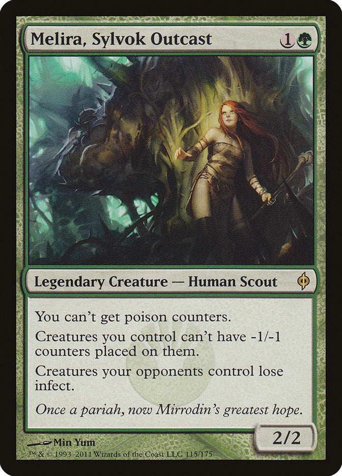 Melira, Sylvok Outcast 115 (New Phyrexia)  | Good Games Adelaide SA