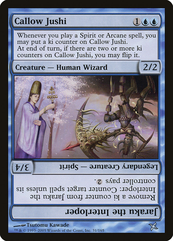 Callow Jushi // Jaraku the Interloper 31 (Betrayers of Kamigawa)  - Foil | Good Games Adelaide SA
