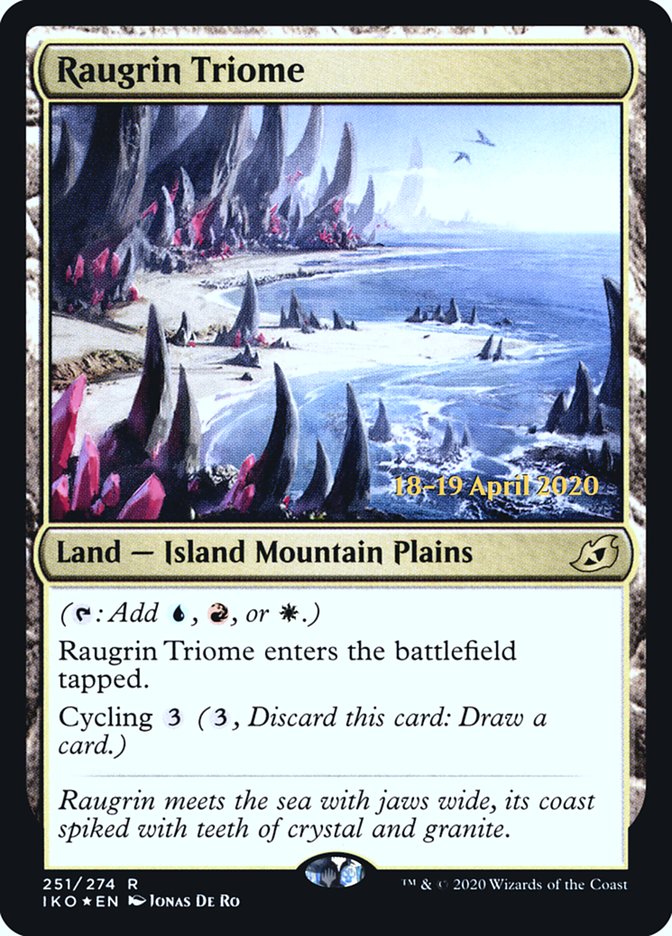 Raugrin Triome  [Ikoria: Lair of Behemoths Prerelease Promos] | Good Games Adelaide SA