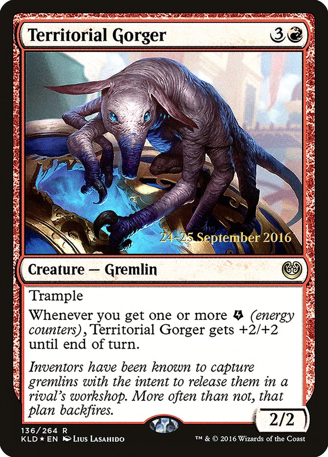 Territorial Gorger [Kaladesh Promos] | Good Games Adelaide SA