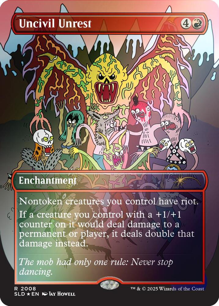 Uncivil Unrest Rainbow Foil 2008 (Secret Lair Drop Series)  - Foil | Good Games Adelaide SA